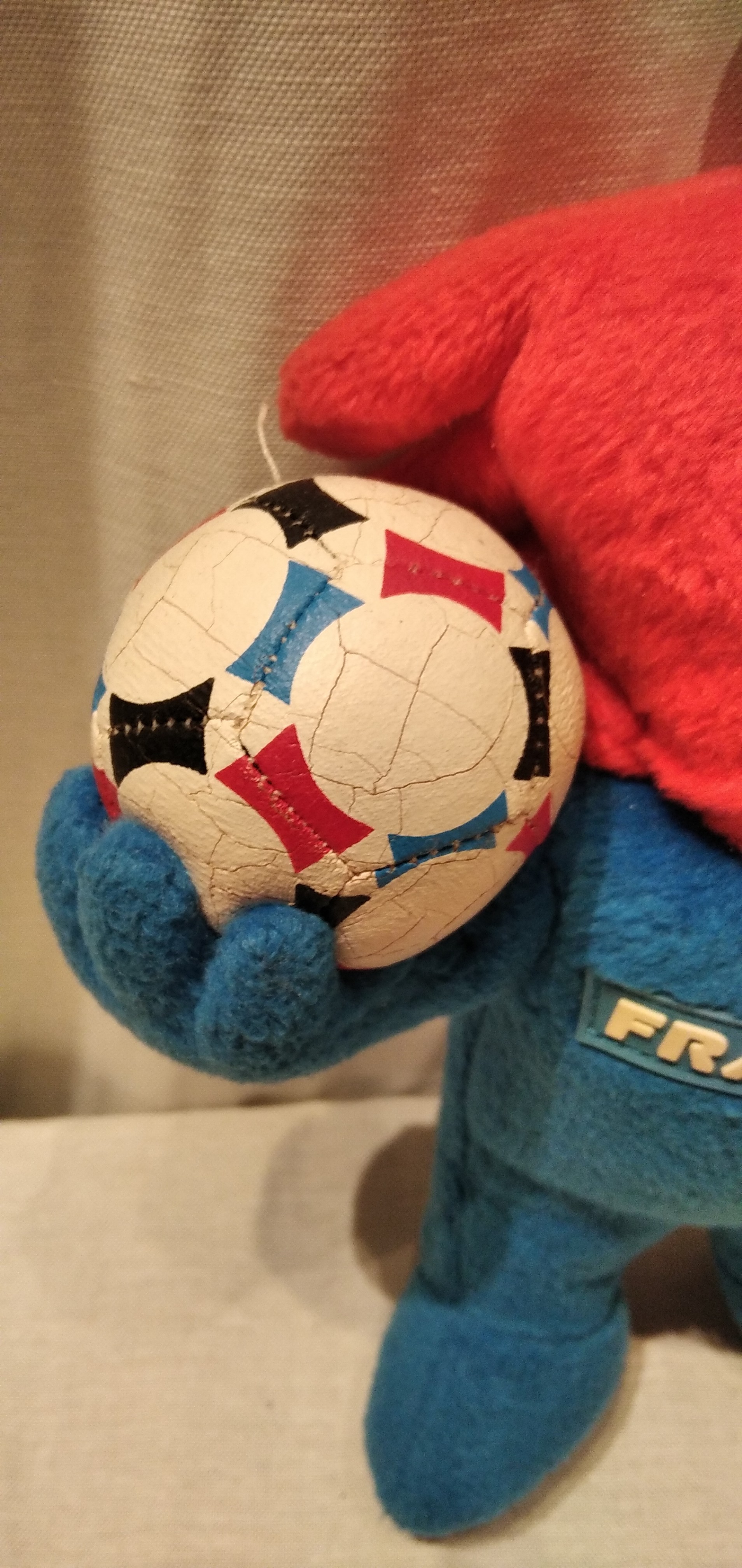PELUCHE ÉQUIPE DE FRANCE 1998 Bon état - Vue 2 - 